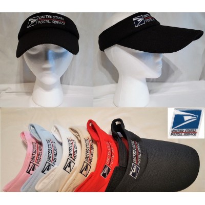 USPS Postal Post Office Extended Visor Wide Brim Beach Sun Cap Hat Golf Tennis  eb-15426564